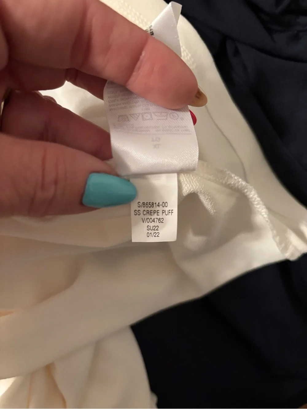 Banana Republic Cream Puff-Sleeve Blouse - Cream